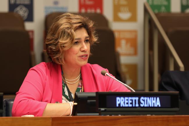 Preeti Sinha, Executive Secretary, UN Capital Development Fund (UNCDF)