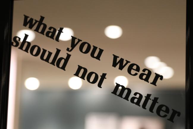 What you wear should not matter