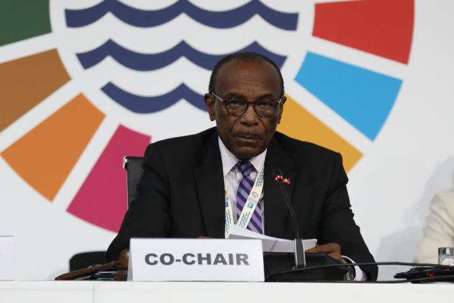 Co-Chair Molwyn Joseph, Minister of Health, Wellness and the Environment, Antigua and Barbuda