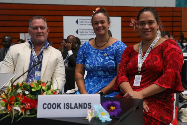 Delegates from the Cook Islands