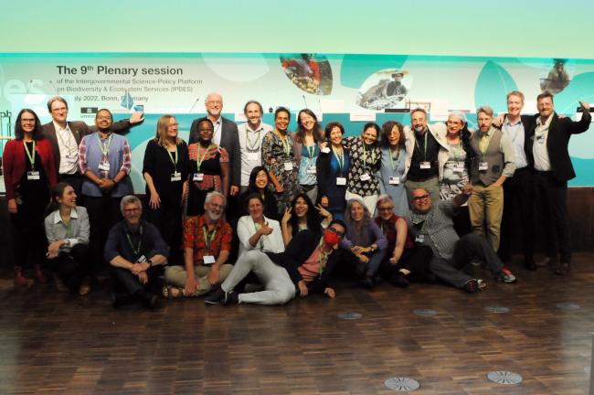IPBES Experts at the end of Working Group 1