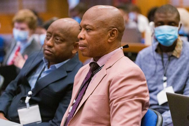 Idris Abdullahi Ishaka, Charles Kanu, Nigeria  - OEWG-44/ExMOP-5 - 14Jul2022 - photo