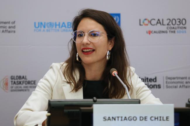 Irací Hasler, Mayor of Santiago de Chile, Chile - UCGL 5 Forum - 12 July 2022 - Photo