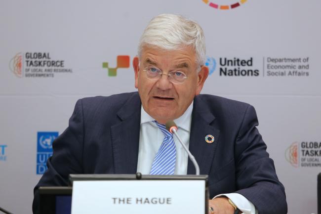 Jan Van Zanen, Mayor of the Hague, The Netherlands - UCGL 5 Forum - 12 July 2022 - Photo