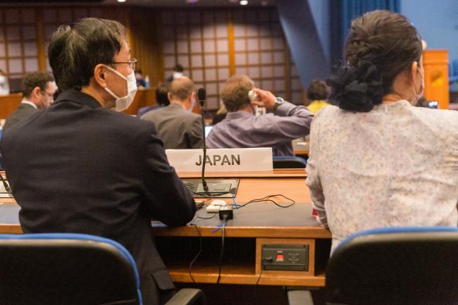 Japanese delegation - OEWG-44/ExMOP-5 - 12Jul2022 - Photo