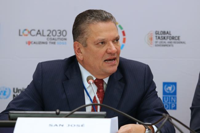 Johnny Araya, Mayor of San Jose, Costa Rica - UCGL 5 Forum - 12 July 2022 - Photo