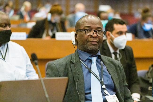 Leonardo Manuel Sulila, Mozambique -OEWG-44/ExMOP-5 - 14Jul2022 - photo