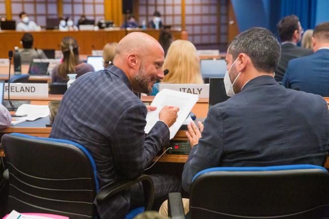 Marco Strincone, Alessandro Peru, Italy - OEWG-44-ExMOP-5 - 12 Jul2022 - Photo.jpg