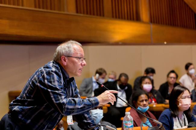 Martin Sirois clarifying - OEWG-44/ExMOP-5 - 15Jul2022 - Photo