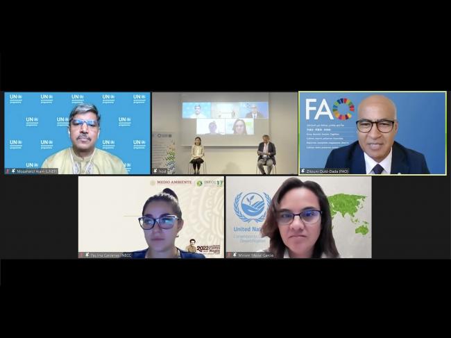 Panel speakers of the session on Measurement, reporting and verification