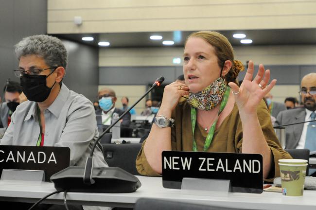 Fawziah (ZuZu) Gadallah, Canada, and Joanne Perry, New Zealand