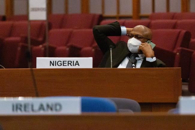 Nigeria on lunch - OEWG-44-ExMOP-5 - 13Jul2022 - photo.jpg