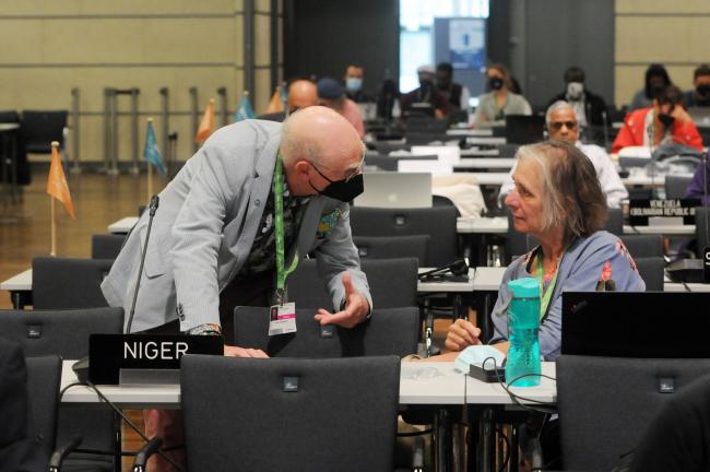 Peter Bridgewater, Australia, and Elaine Wright, New Zealand