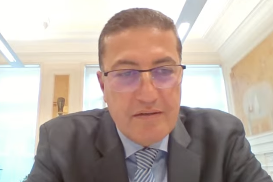 Rashid El Abdi, President of the Regional Council of Rabat Sale Kenitra, Morocco - UCGL - 7 Jul 2022 - Photo