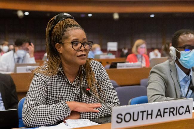 Salome Molefe, South Africa - OEWG-44/ExMOP-5 - 12Jul2022 - Photo