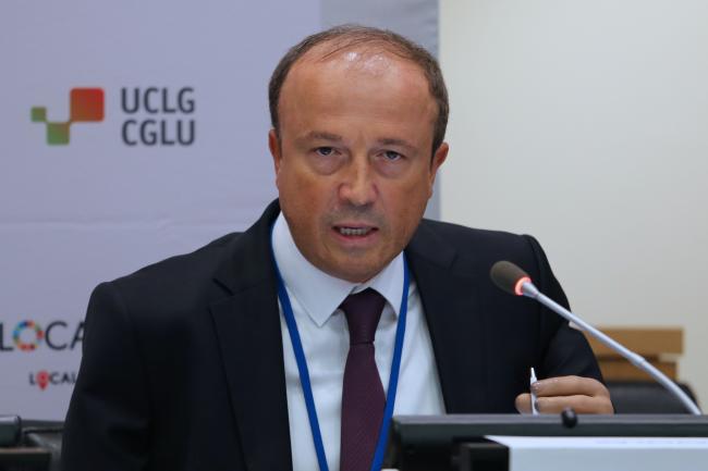 Turan Hançerli, Mayor of Avcilar, Turkey - UCGL 5 Forum - 12 July 2022 - Photo
