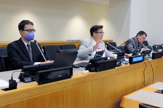 The dais during the informal group on ABMTs