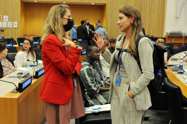Carina Costa de Oliveira, Brazil, and Luciana Fernandes Coelho, WMU