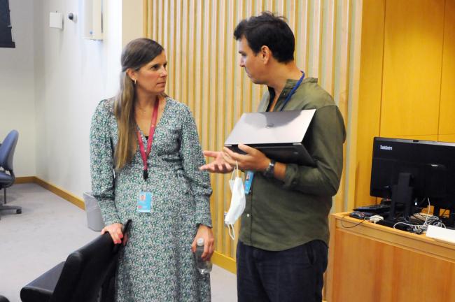 Christine Finbak, Norway, and Joachim Claudet, France