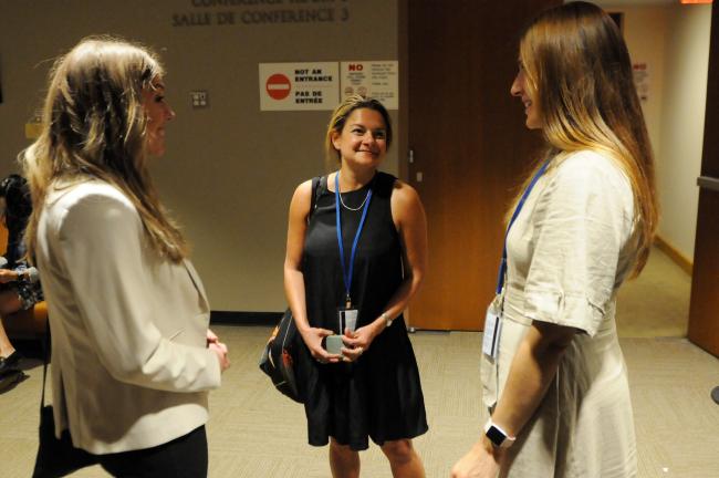Christine Gaebel, University of Edinburgh; Daniela Diz, WWF; and Jessika Woroniak, Canada