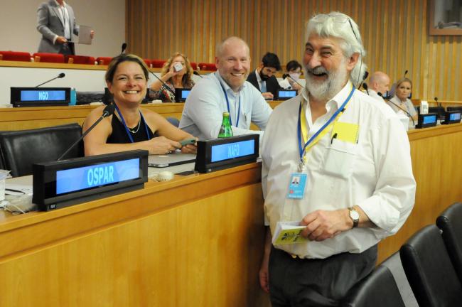 L-R: Daniela Diz, WWF; Ben Boteler, IASS Potsdam, and Alistair Graham, Australia