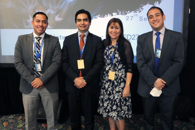 Delegates from Ecuador and Chile