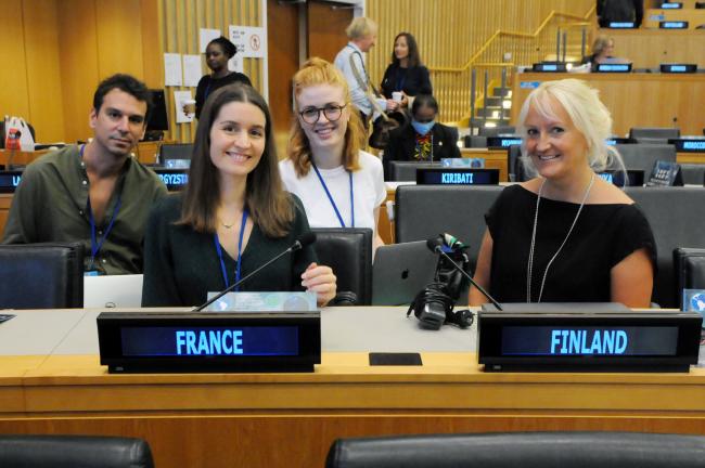Delegation from France and Finland