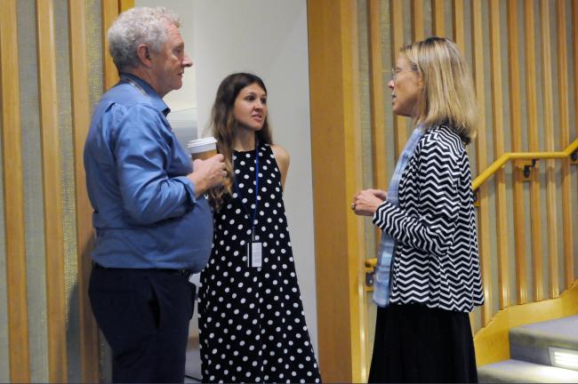 Duncan Currie, High Seas Alliance; Emma Wilson, DSCC; and Jessica Battle, WWF