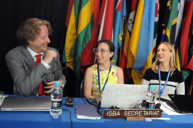 ISA Secretariat members