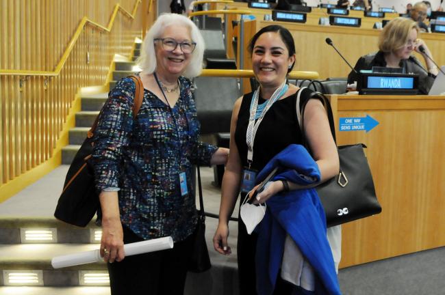 Kristina Gjerde, International Union for Conservation of Nature (IUCN), and Anais Vivanco, Mexico