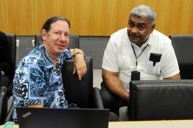 Martin Zvachula, Micronesia, and Sai Navoti, UN DESA