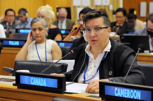 Renée Sauvé, Canada, Facilitator of the informal group on ABMT, including MPAs