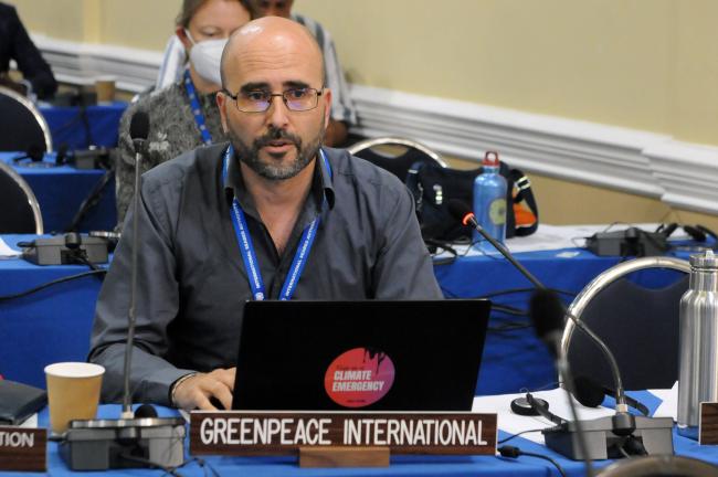 Sebastian Losada, Greenpeace International