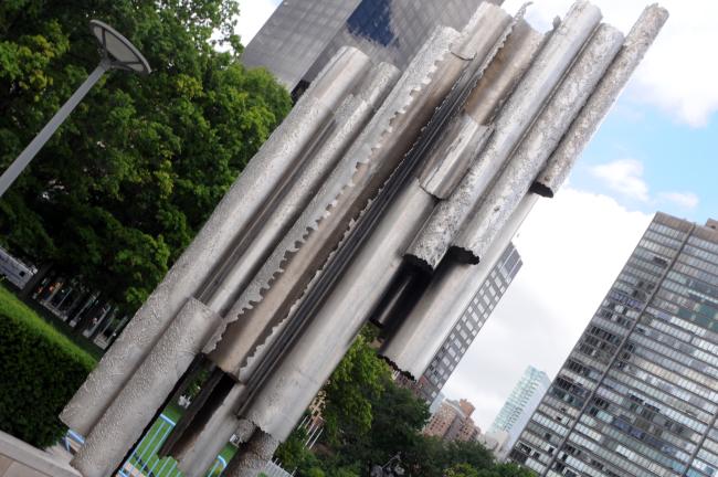 Stainless steel sculpture