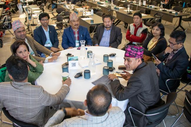 Asian delegates breakout group