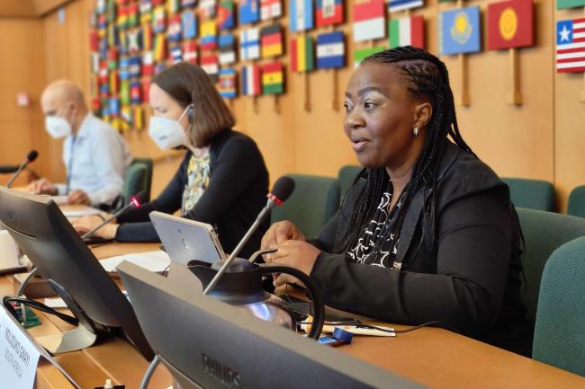 CRC-18 Chair Noluzuko Gwayi, South Africa - CRC-18 - 21Sep 2022 - Photo.jpg