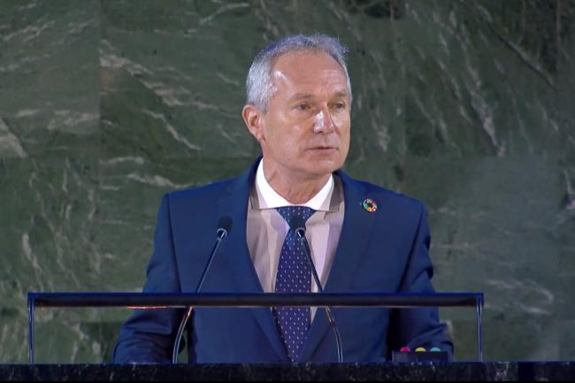 Csaba Kőrösi, President, 77th Session of the UN General Assembly