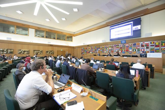 Delegates during plenary 2 - CRC-18 - 19 Sep 2022 - Photo