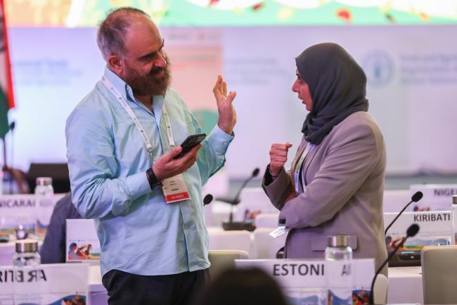Khaled Abulaila, Jordan, with Halima Youssef Hassan, United Arab Emirates