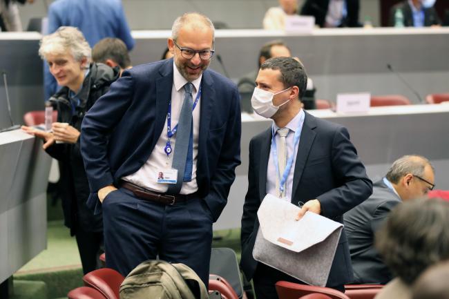 Philippe Tulkens, EU, with Alexandre Fernandes, Belgium