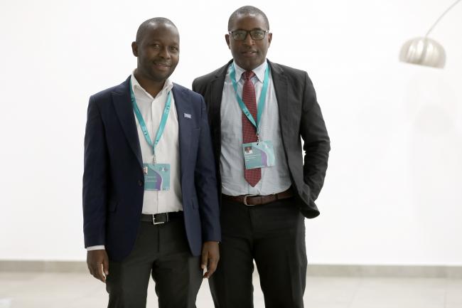 Griffins Ochieng, CEJAD, with Christopher Kanema, Zambia