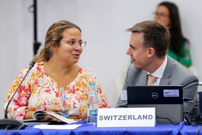 Valentina Sierra, Uruguay, with Felix Wertli, Switzerland