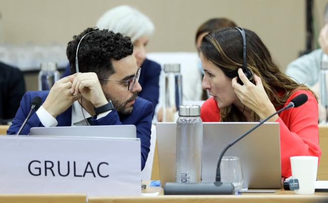   Joaquín Salzberg, Argentina, with Mariana Marshall Parra, Brazil