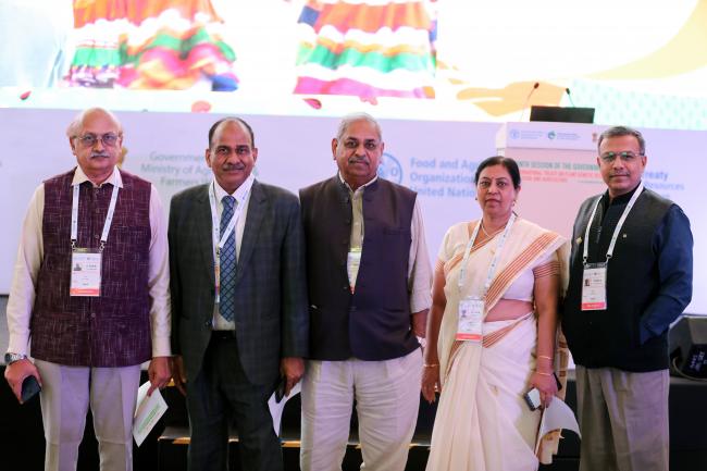 From L-R: K.V. Prabhu; Rakesh Chandra Agrawal; Ashwani Kumar; Pratibha Brahmi; and Sunil Archak, India