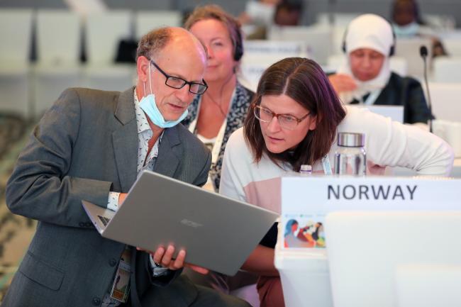 François Meienberg, ProSpecieRara, with Svanhild-Isabelle Batta Torheim, Norway