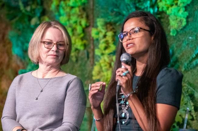 Lynn Kiesling and Nikki Pitre