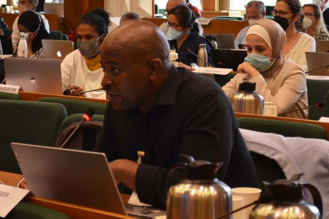 POPRC member Gotfried Uiseb, Namibia - POPRC-18 - 28Sep2022 - Photo