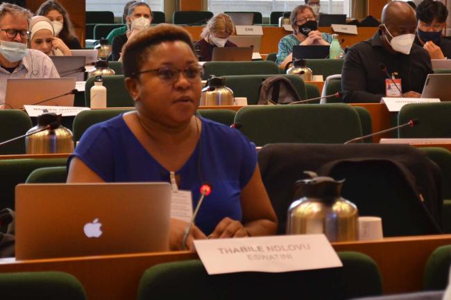 POPRC member Thabile Ndlovu, Eswatini - POPRC-18 - 28Sep2022 - Photo