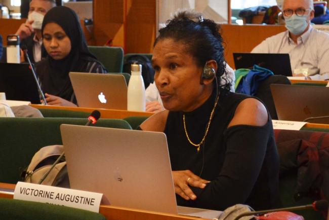 POPRC member Victorine Augustine Pinas, Suriname - POPRC-18 - 27Sep2022 - Photo