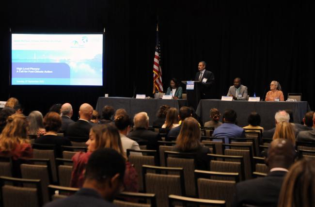 A panel gave policy and planning highlights from countries, including innovative actions, successes, and challenges.